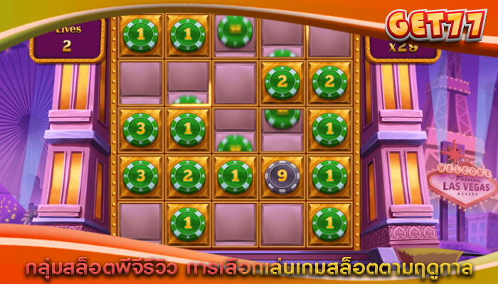กลุ่มสล็อตพีจีรีวิว การเลือกเล่นเกมสล็อตตามฤดูกาล
