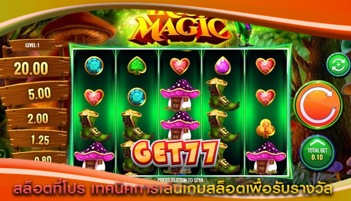 สล็อตที่โปร เทคนิคการเล่นเกมสล็อตเพื่อรับรางวัล