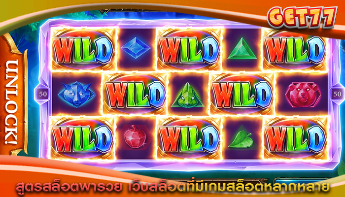 สูตรสล็อตพารวย เว็บสล็อตที่มีเกมสล็อตหลากหลาย