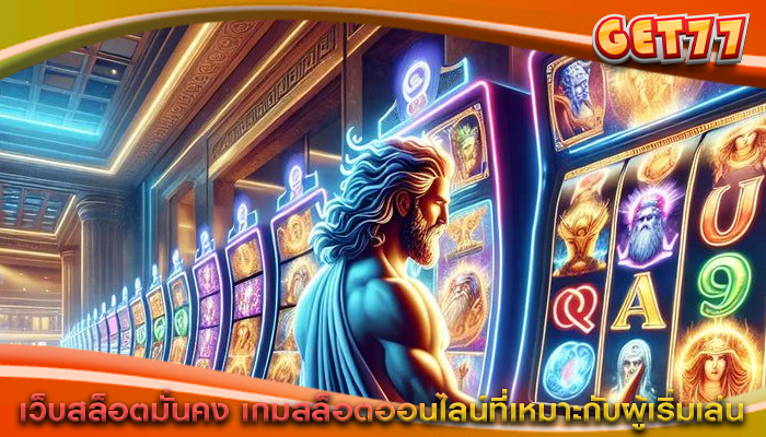 เว็บสล็อตมั่นคง เกมสล็อตออนไลน์ที่เหมาะกับผู้เริ่มเล่น
