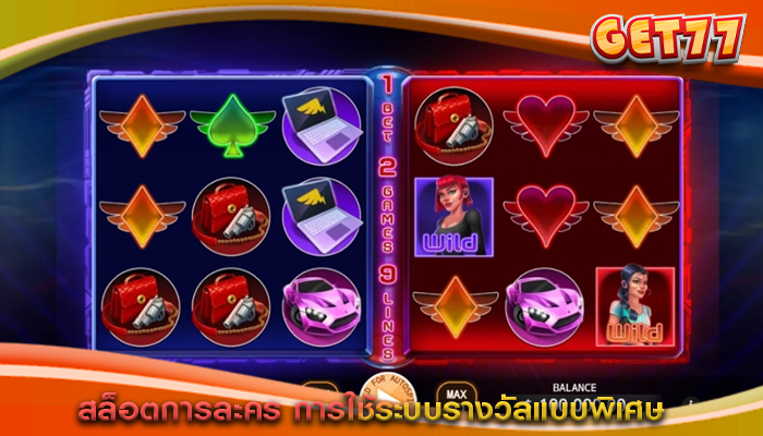 สล็อตการละคร การใช้ระบบรางวัลแบบพิเศษ