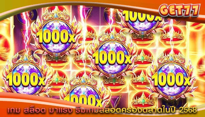 เกม สล็อต มาแรง ธีมเกมสล็อตครองตลาดในปี 2568