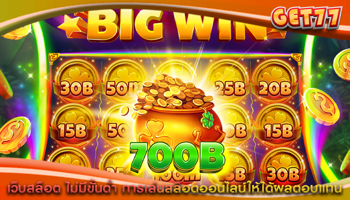 เว็บสล็อต ไม่มีขั้นต่ำ การเล่นสล็อตออนไลน์ให้ได้ผลตอบแทน