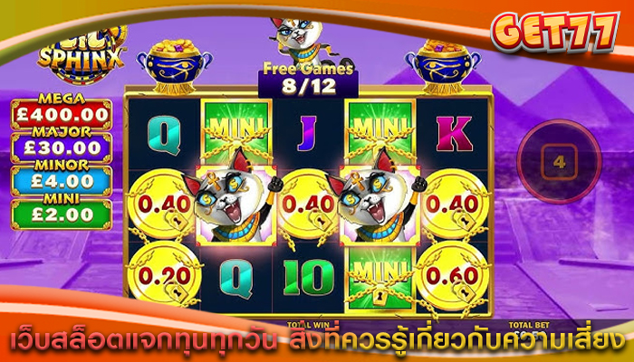 เว็บสล็อตแจกทุนทุกวัน สิ่งที่ควรรู้เกี่ยวกับความเสี่ยง