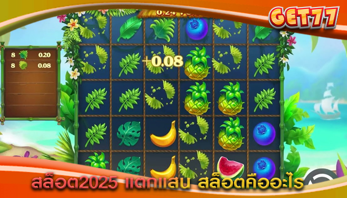 สล็อต2025 แตกแสน สล็อตคืออะไร
