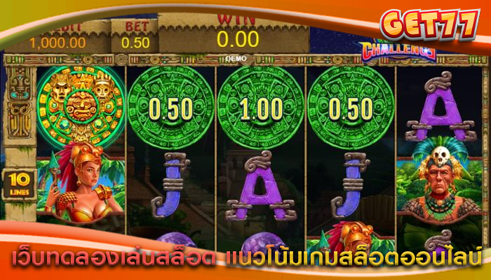 เว็บทดลองเล่นสล็อต แนวโน้มเกมสล็อตออนไลน์
